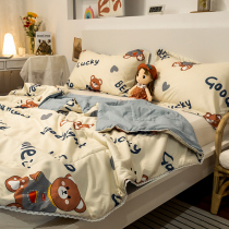 Italian IMOM washed cotton air conditioning by summer and quilted by summer thinly small quilt children single double quilt