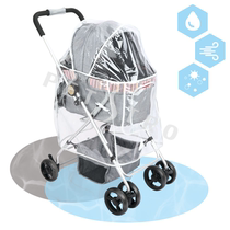 Windproof dustproof and rainproof cover for pet strollers-Petstro-Applicable model 410