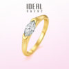 Adil cultured diamond ring diamond ring