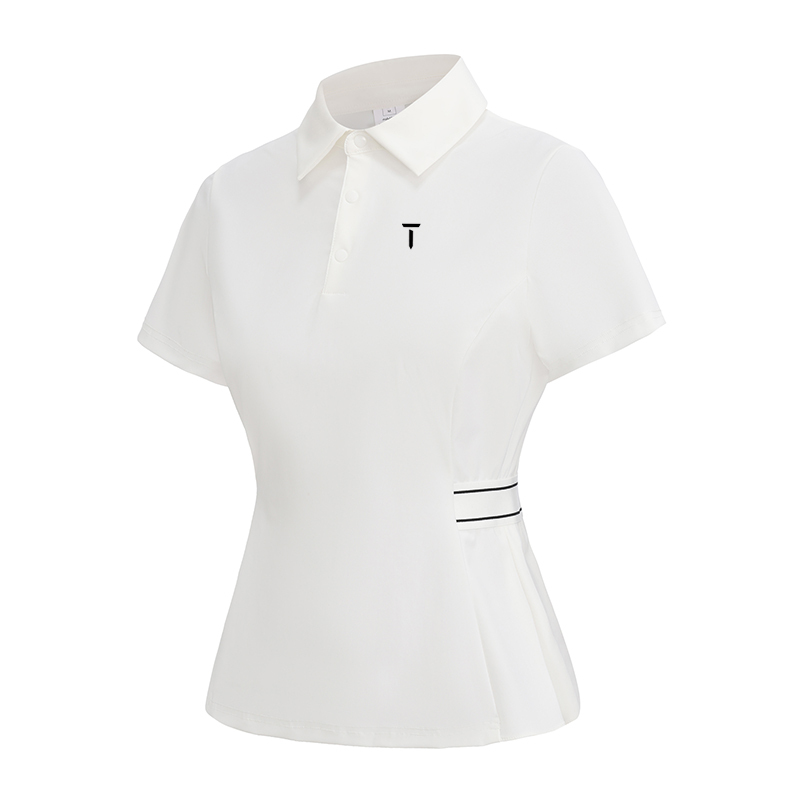 T/European Tour Golf Women's Polo Shirt 26 Summer Comfortable Breathable Short Sleeve Elastic Waist Slim Fit T-Shirt T/European Tour Golf Women's Polo Shirt 26 Summer Comfortable Breathable Short Sleeve Elastic Waist Slim Fit T-Shirt