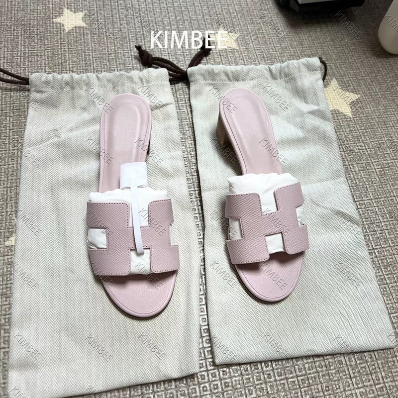The Quality Is Outstanding High-Heeled Slippers for Women Cherry Blossom Pink