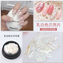 Kudy Medecchia Ornaments Natural Milk White Shells Debris Five Colorful Abalone Film Phantom Fragments New Decorations