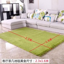 Lazy non-slip coral bed tail Super large area fashion blanket large crawling indoor bedding small carpet coffee table