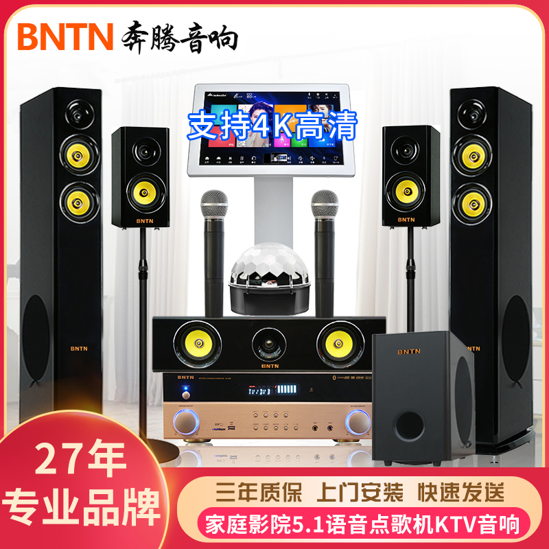 BNTN Pentium New York floor-to-ceiling wooden box Karaoke jukebox Home theater KTV audio set Living room home