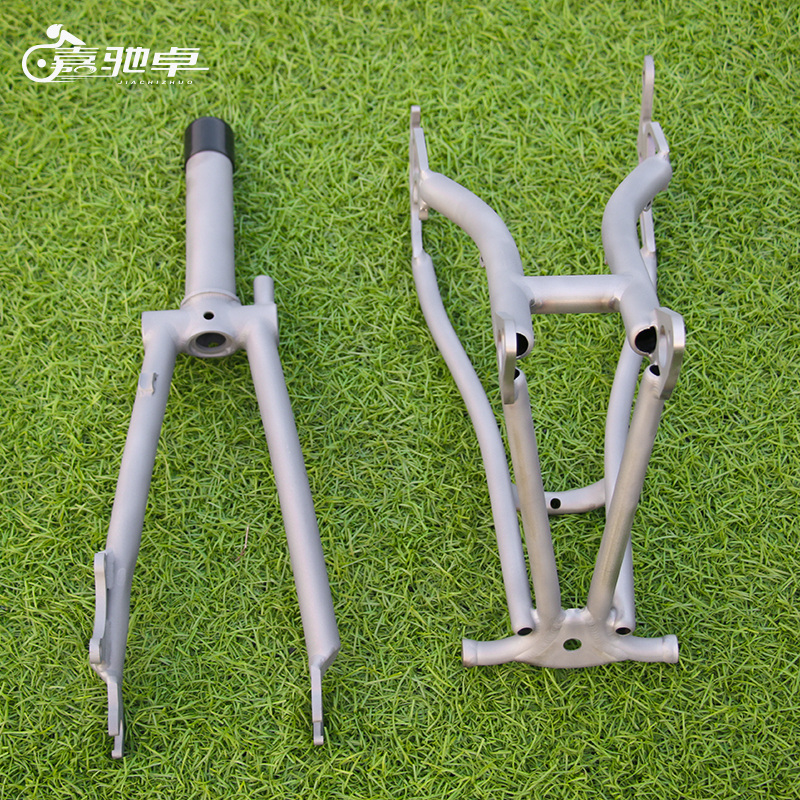 Jiachizuo Brompton small cloth folding car 16-inch 20-inch standard custom disc brake fork rear fork open gear