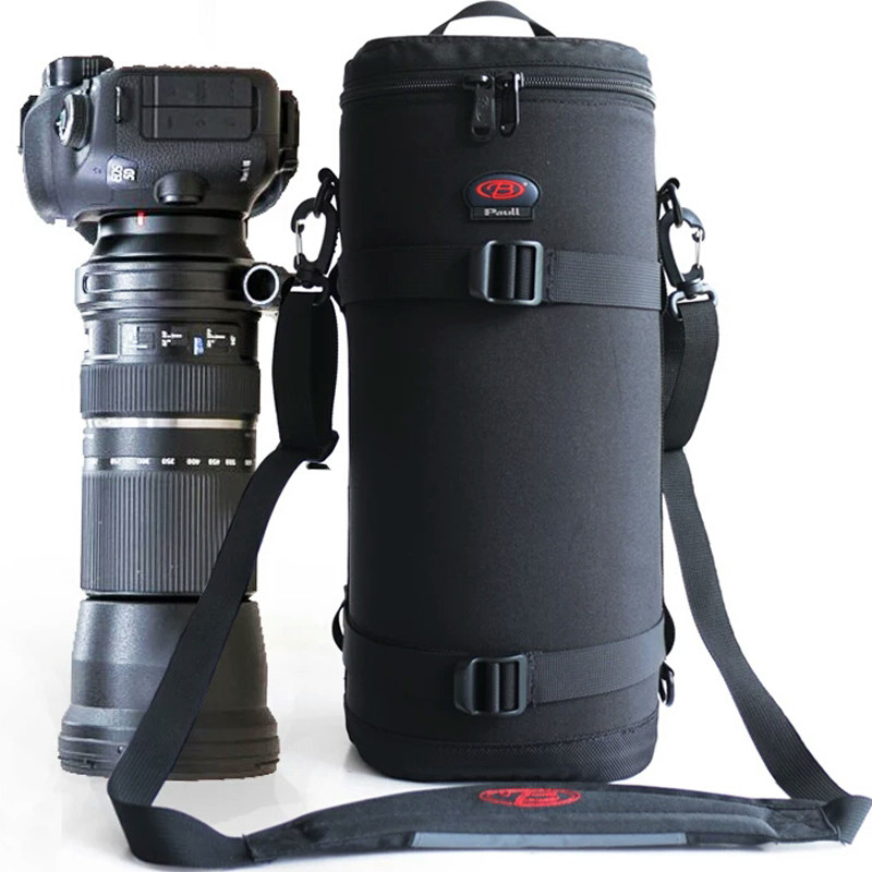 Suitable for the 60 - 600 protective long - focal bag drum 200 - 500 portable 150 - 600 lens bag slope cross