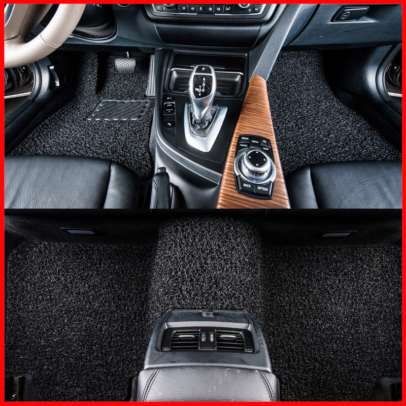 Auto silk ring foot pad special car can be cut carpet type car mat resistant to dirty general easy to clean car floor mat