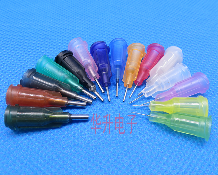 1 4-inch point gum needle point gum machine needle nozzle needle nozzle Glue Syringe Plastic Base Screwed stainless steel needle syringe