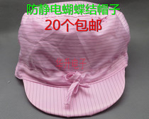 Dust-proof anti-static hat butterfly jie kuan fang jing dian mao gong mao dust cap wu chen mao jing dian mao work hat