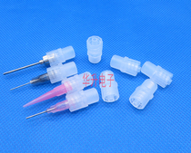Luer plastic needle adapter G1 8 teeth (1 tooth external thread adapter needle connector dispensing accessories
