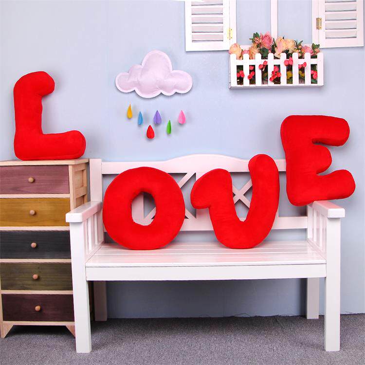 Press-bed dolls big number LOVE letters Pillow Cushions Gift Ideas Wedding wedding gift lovers Mao suede toy-Taobao