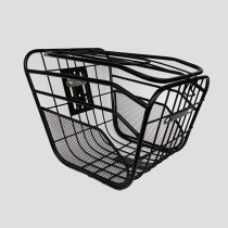 Electric bicycle car basket front car basket battery car basket thick with lid car basket electric car basket