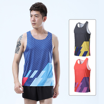 Athletics Vest Race Speed Marathon Men And Women Sports Body Training Short Running Sports Team Clothing Bodybuilding Walking Speed Dry Breathable Customisation
