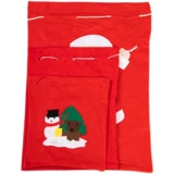 Apple, рождественский рюкзак, упаковка, большая льняная сумка, подарок на день рождения