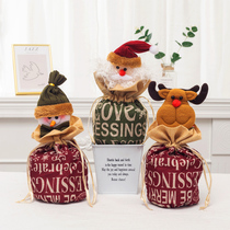  Christmas gift bag childrens candy tote bag Apple packaging bag Christmas gift bag Ping An fruit packaging box
