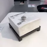 Ikea Homencic покупка никническая салфетка диск черная бумага поддоны 22*22*5 см