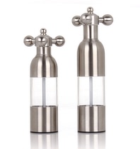 Stainless steel pepper mill faucet Black pepper mill grinder pepper grinder manual salt mill seasoning bottle