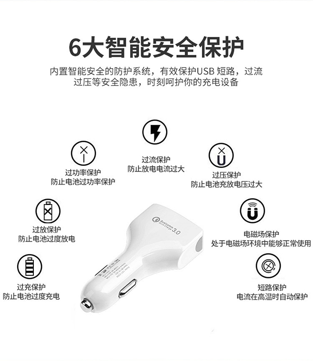 Sạc xe hơi một cho bốn xe đa năng đa năng xe điện thoại di động sạc chuyển đổi cắm nhanh sạc sạc đường dây sạc - Phụ kiện điện thoại trong ô tô giá đỡ điện thoại