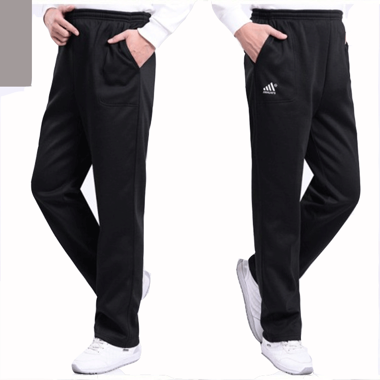 Đàn ông trung niên cộng với quần nhung ấm eo cao quần lửng bố mùa thu và mùa đông quần thể thao giản dị shop thời trang nam