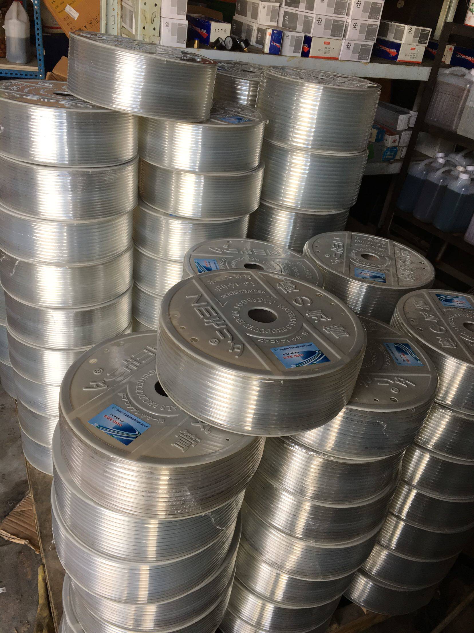 Positive tight PU air pipe 4x256x48X510x6512x814x1016x12 pressure resistance