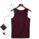 Mùa thu và mùa đông mới liền mạch miễn phí may vest mỏng nam vest cổ tròn màu sắc để giữ ấm áo sơ mi chạm đáy