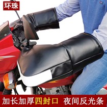 Winter motorcycle hand set electric car protective gloves thickened warm 125 straddle battery tricycle windproof men and women