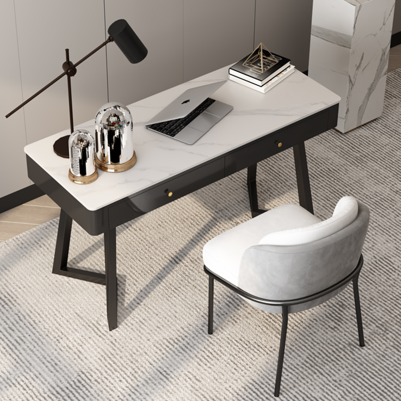Simple and modern light luxury slate desk desk desk home bedroom small apartment Nordic desktop computer desk