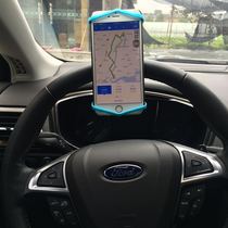 Silicone universal mobile phone bracket car navigation bicycle mountain bike bracket steering wheel strap fixed