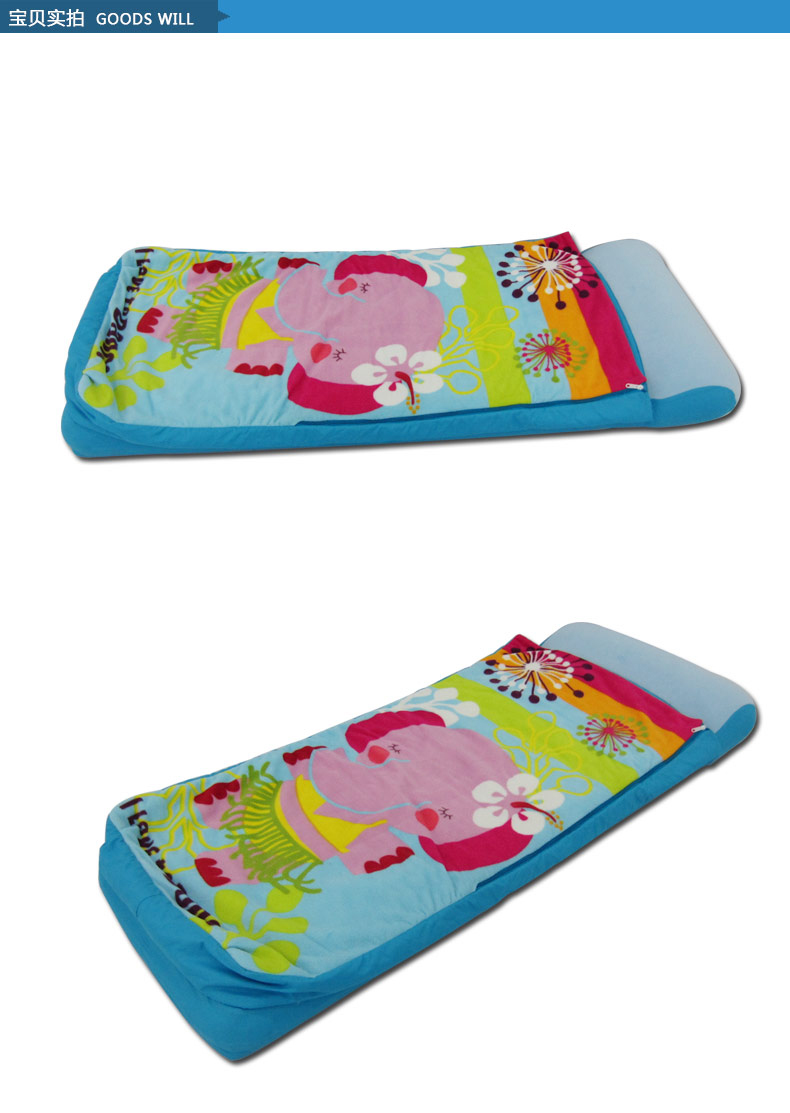 Miễn phí vận chuyển để gửi bơm túi xách chính hãng INTEX trẻ em dày inflatable nệm không khí giường đơn giường túi ngủ - Giường giường cưới đẹp