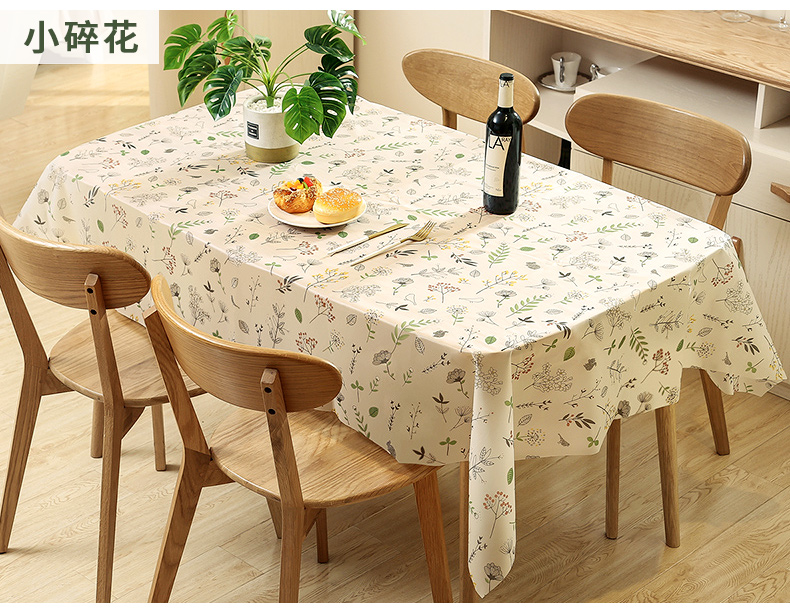 Khăn trải bàn không thấm nước và chống dầu dùng một lần bàn cà phê vải bàn mat bàn hình chữ nhật ins sinh viên không PVC lưới đỏ khăn trải bàn - Khăn trải bàn khăn trải bàn vuông