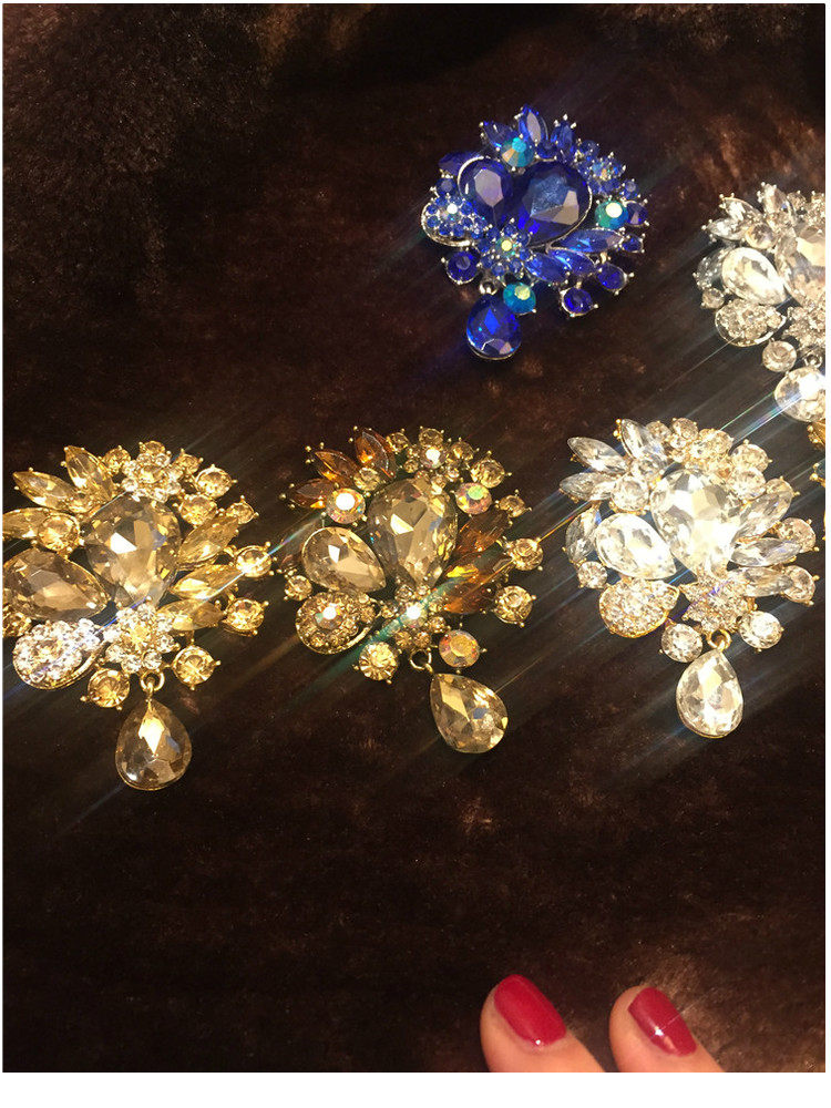 Broche femme en cristal autrichien - Ref 1174034 Image 14