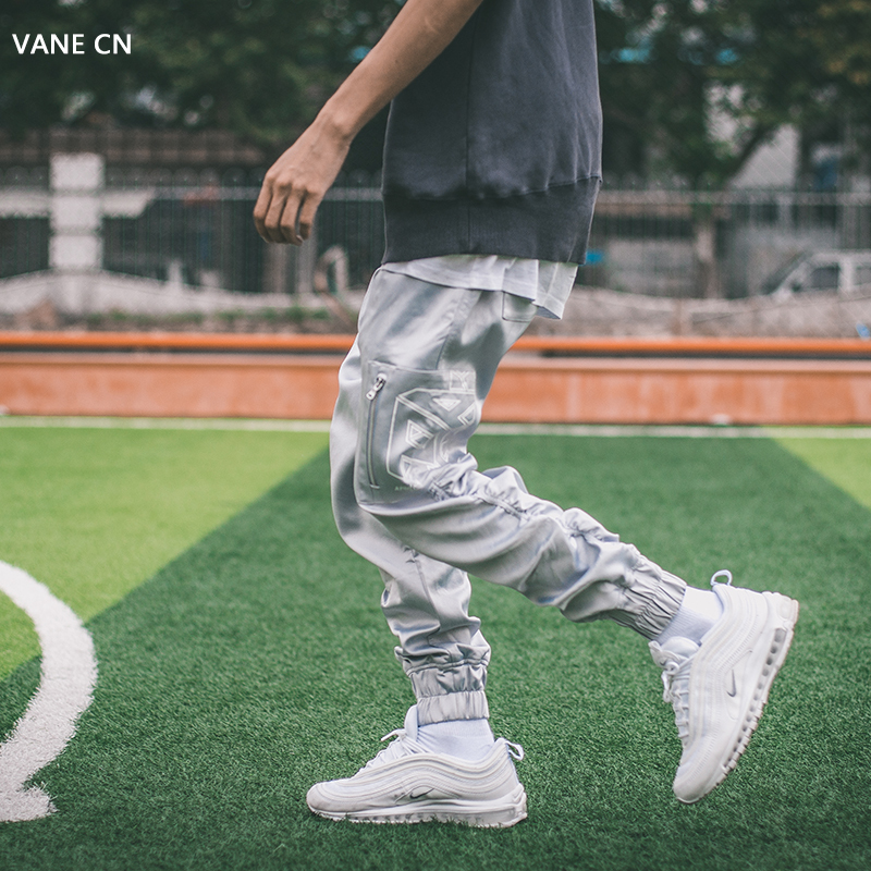 Authentic Aphelion Silky New Jogging Loose Sports Leggings Trendy Brand Casual Pants Harem Pants