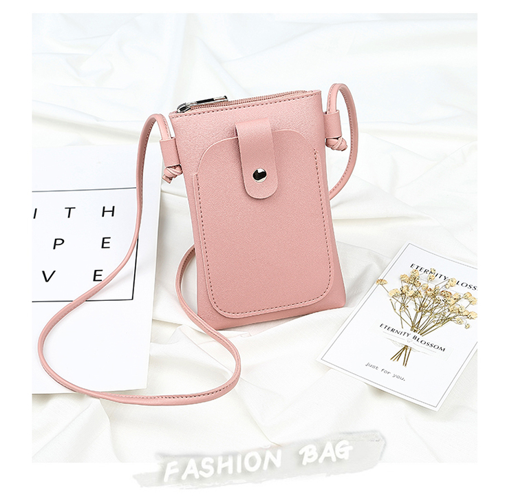 Phụ nữ vai túi Messenger túi túi điện thoại di động purse túi nhỏ túi xách Hàn Quốc phiên bản của mùa xuân và mùa hè mới thời trang giản dị túi vải đựng điện thoại