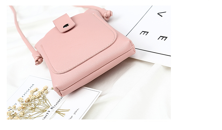 Phụ nữ vai túi Messenger túi túi điện thoại di động purse túi nhỏ túi xách Hàn Quốc phiên bản của mùa xuân và mùa hè mới thời trang giản dị túi vải đựng điện thoại