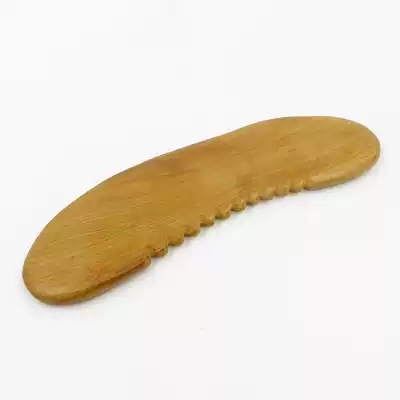 Vietnam fragrant wood scraping board wooden facial massager curved waist Oval back eye thin face waist scraping film