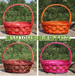 Fruit Basket, Rattan Hand Basket, Wicker Vegetable Basket, Storage Basket, Egg Basket, Picnic Basket, Rattan Basket, Woven Basket, Picking Basket