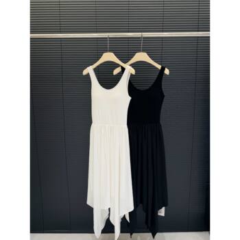 Cangmei Women's Clothing - Irregular Design Strap Dress