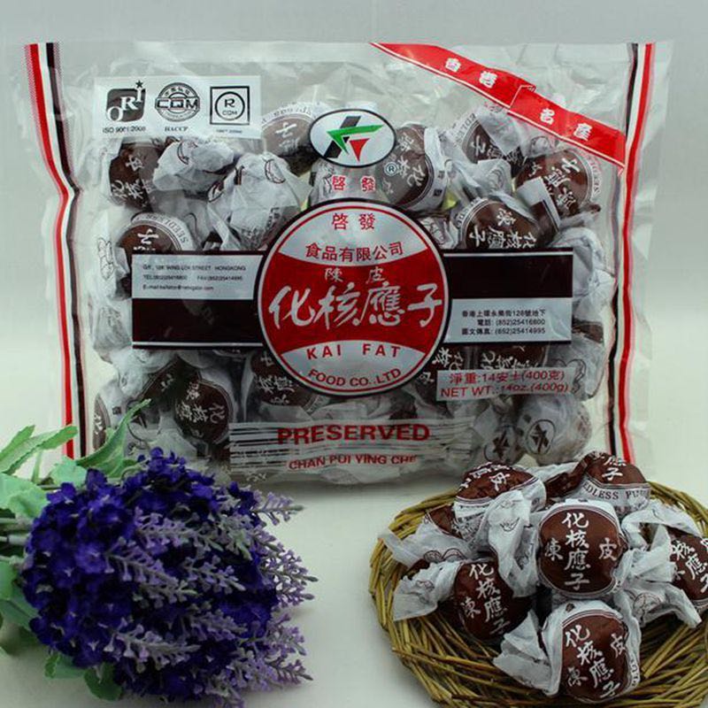 Spot Hong Kong Inspired by Chenpi Yingzi Jiayingzi 400g candied casual snacks bagged
