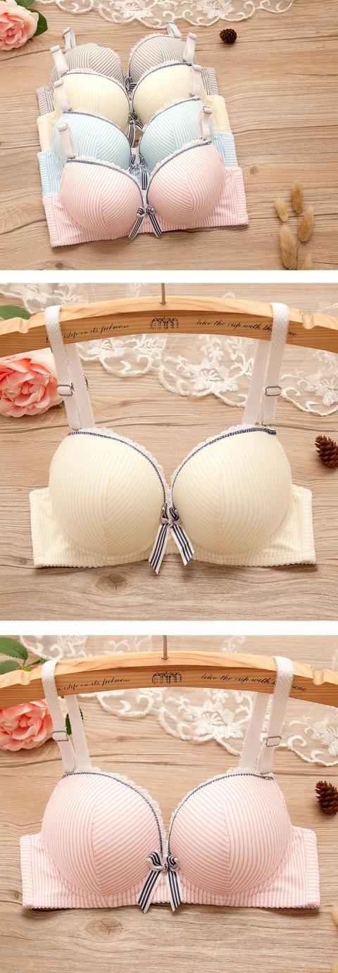 Kiểu ống hàng đầu ít phụ nữ học sinh trung học cơ sở áo lót nhỏ tụ tập chống ánh sáng ren gợi cảm không có vòng thép áo ngực noi y cao cap 