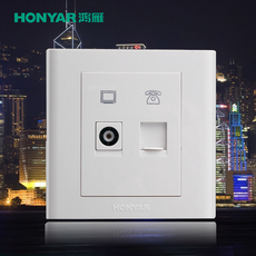 Розетка TV+телефон Переключатель гнездо переключатель гнездо