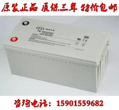 BATA Hongbei battery FM BB12200T DC screen 12V200AH valve-controlled lead-acid maintenance-free UPS