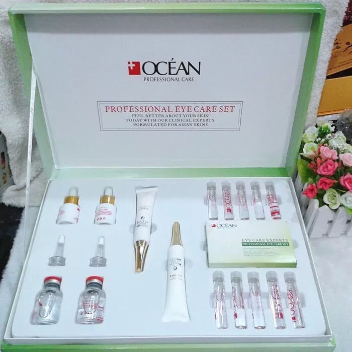 Thụy sĩ Osna OCEAN Chăm Sóc Mắt Kết Hợp Beauty Salon Mắt Chuyên Nghiệp Đặt Chăm Sóc Mắt 17 cái mặt nạ mắt