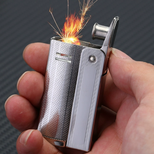 Мужская старомодная оригинальная ретро креативная ветрозащитная зажигалка на керосине