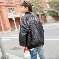 Girl Coat Winter Style Thickened Ocean Gas Trendy Great Boy Dress Han Fan Boy Clothing Winter Cotton Clothes Baseball Uniform Autumn Winter Clip Cotton
