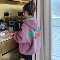 Girl Jacket Foreign Air Trendy Autumn Winter 2022 New Fur Coat Plus Suede Rocking Grain Suede Great Boy Han Fan Dress Winter