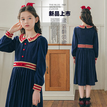 Princess dress girl Spring Festival dress Dress Foreigner and Han Fan Chaughan Chunnets Red girl clothes 2022 new wave trendy