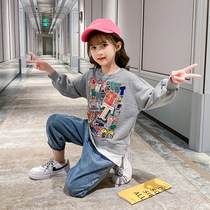 Girl suit Spring dress 2022 Yangqis new big child clothing 12-15-year-old Methodist Korean version of trendy fashion