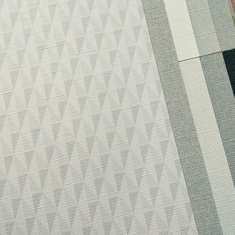 South Korea LG Wallpaper Corn Washable Wallpaper Nordic Light Grey Triangle Plaid Book Room Children Room Bedroom Background Wall