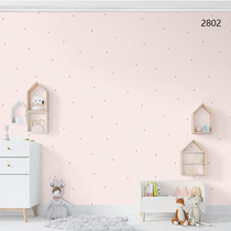Korean AV Cute Night Light Pink Peach Hearts Princess Childrens House Waterproof Washable Bedroom Background Wall Wallpaper