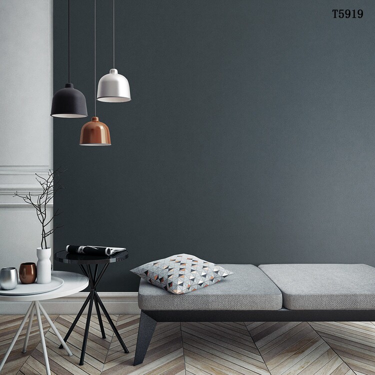 A roll of black grey pick up Korea LG wallpaper corn can scrub wallpaper Nordic modern minimalist Dairy Emulsion Varnish